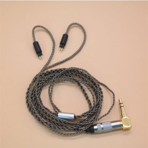 For um3x w4r um18 ue11 ue18 en700 en700pro en5 2PIN 0.78 MMCX copper silver-plated headphones line HIFI earphone cable JH1964 UE