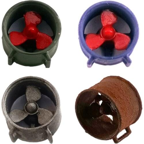 Diorama 1:64 Scale Miniature Painted Blower Mini Doll Scene DIY Model Building Kits Landscape Toys for Fire Wheel S Gauge