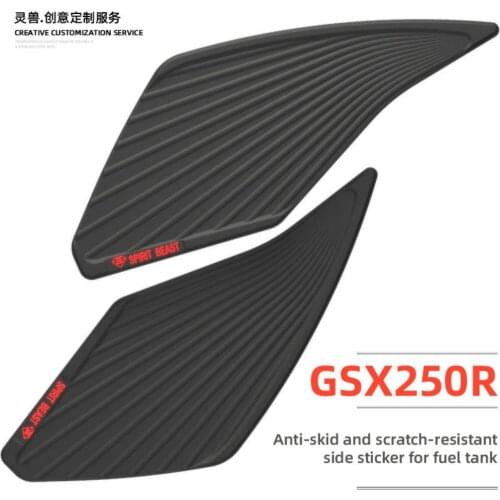 Spirit Beast Motorcycle Pad Protector Non-slip Fuel Tank Side Stickers Decals for Suzuki GSX250R