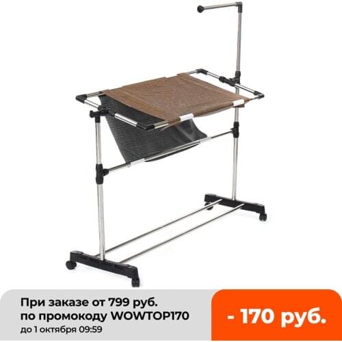 Stainless Steel Cross Stitch Frame tool Adjustable Chinese Cross Stitch Embroidery Floor Stand & Clothes Hanger stand Household