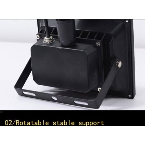 Outdoor Security Floodlight PIR Infrared Motion Sensor 30W Warm White Light IP65 Waterproof For Garden Backyard Patio