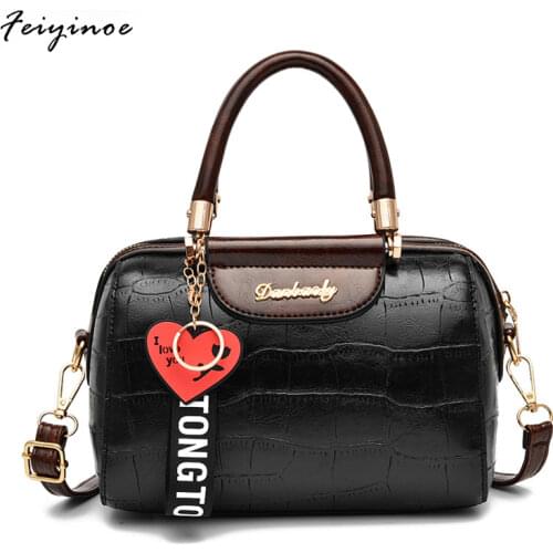 2020 New Fashion Pattern Womens Handbag Pu Leather Crossbody Bags For Women Female Luxury Design Elegant Shoulder Bag Tote