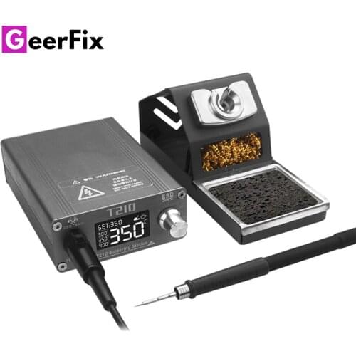 GVM T210 Soldering Station 75W LED Display Auto Sleep 2S Rapid Heating Melting Tin for iPhone Repair Solder Flux Welding Tool
