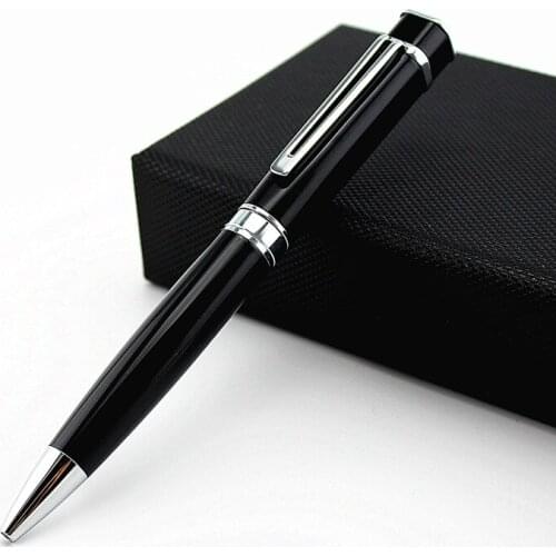 Luxury Superior quality diamond Pen Student School office supplies Medium Nib Ballpoint Pens New Gift Black ink pens