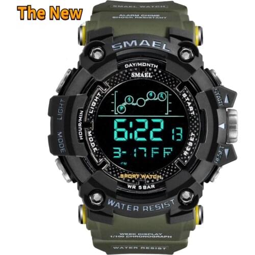 The Womens' watches Military Water resistant Sport watch Army led Digital wrist Stopwatches for male relogio masculino