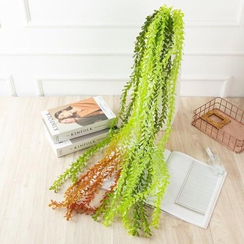 High Quality Home Wedding Decor Artificial Hanging Willow Garland Vines Leaf