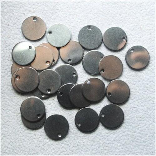 100pcs 304 stainless steel crimp beads end beads spacer beads for women bracelets making accessories size 12mm