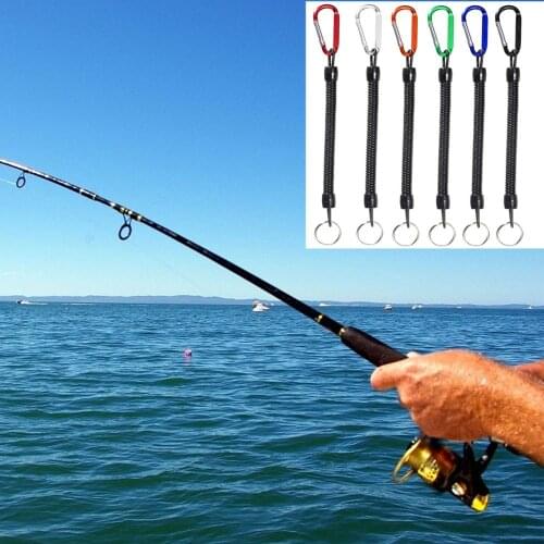 Brand New and High Quality 2pcs Spearfishing Parts Scuba Diving Anti-lost Spiral Spring Coil Lanyard Rope Safety Emergency Tool