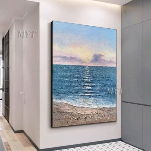New Handmade Oil Painting Canvas Abstract Oil Painting Modern Canvas Wall Art Living Room Decorative Flower Painting