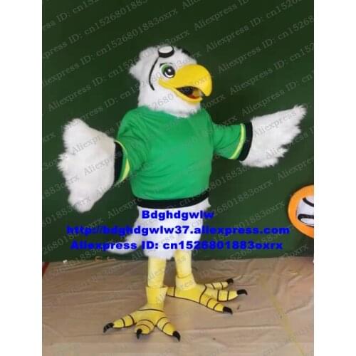 White Eagle Hawk Tercel Tiercel Falcon Vulture Mascot Costume Adult Cartoon Character Supermarket Promotional Items zx2933
