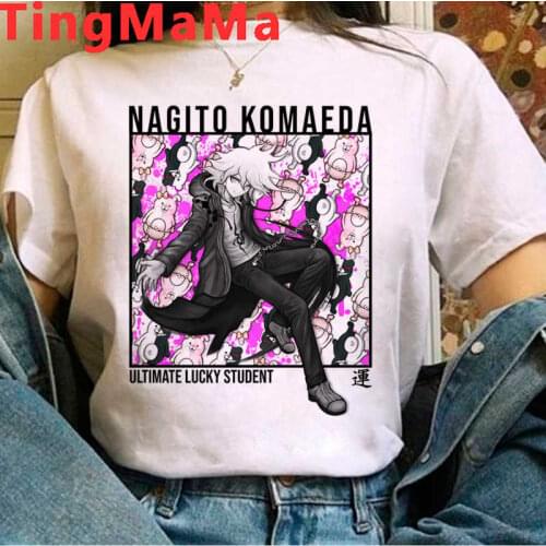 Danganronpa Nagito Komaeda Ouma Kokichi summer top tshirt men tumblr harajuku kawaii 2021 ulzzang summer top top tees plus size