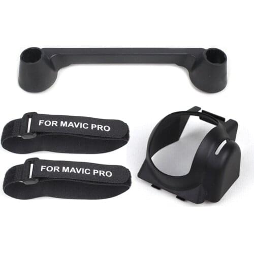 3 in 1 Accessories kit for DJI Mavic Pro Drone, Lens Hood, Transmitter Protector Stick Thumb, Propeller Stabilizer Fixing Strap