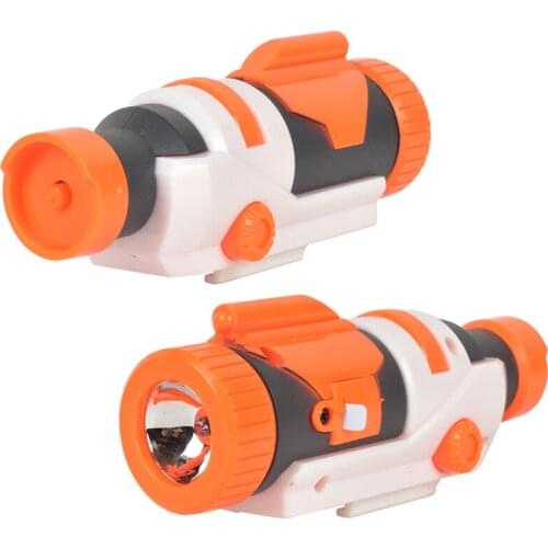 2pcs/set Modified Part Tactical Flashlight for Elite Series With Button Cell For Stryfe Retaliator Rapidstrike Modulus