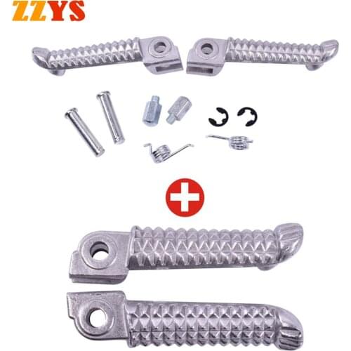 Motorcycle Front Rear Footrest Pedal For Yamaha YZF R1 R3 R6 YZF1000 YZF600 YZF-R1 MT09 MT07 XJ6 FZ1 FZ6 Foot Rests Pedals Pegs