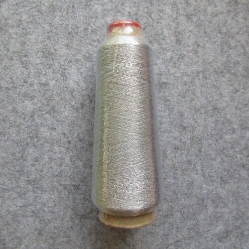 Wholesale 1pcs Machine use Sparkle Metallic Embroidery Thread, SILVER 3000m/roll