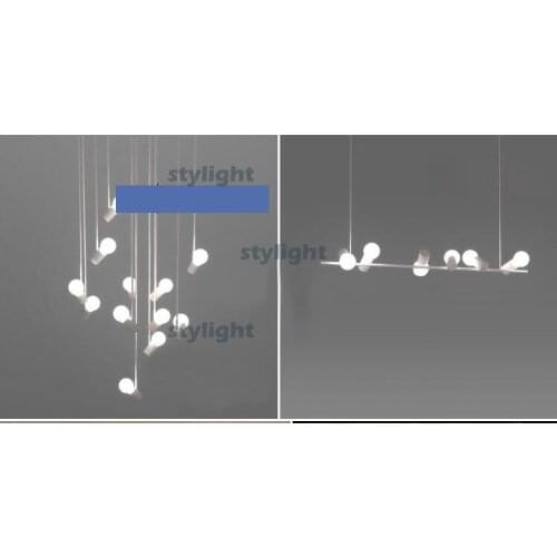 Birds on Tree Trunk Pendant Lamp Ceiling Hanging Chandelier lighting Modern design 10 lights