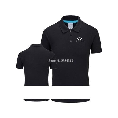 Wine colour Summer car standard 4s shop work clothes short sleeve Infiniti polo shirt lapel polo shirt clothes