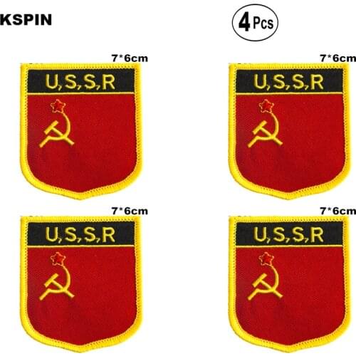 USSR Shiled Shape flag patches national flag patches for Cothing DIY Decoration