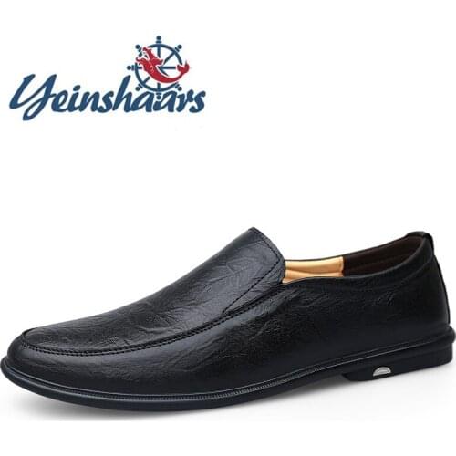 Genuine Leather Shoes Mens Formal Shoes Leather Loafers Men Business Lightweight Dress Shoes Casual Summer Shoes Flats Mocasines