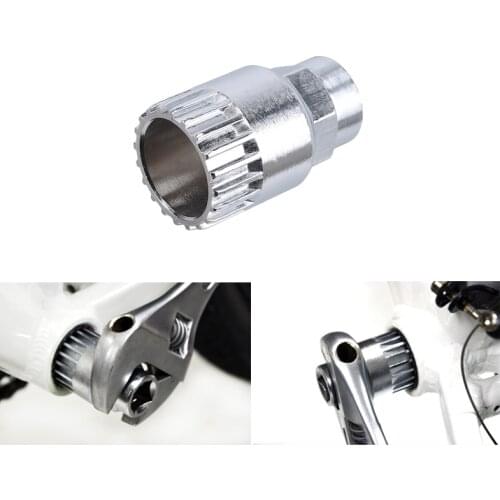 Bicycle Bottom Bracket Remover BB Puller 20 Teeth Wrench Box Sockets Cycling Bike Spanner Repair Service Tool