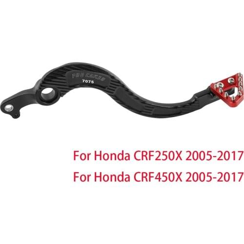 Motorcycle Rear Foot Brake Lever Pedal For Honda CRF250X CRF450X CRF 250X 450X 250 450 X 2005-2017 2006 2007 2008 2009 2010 2011