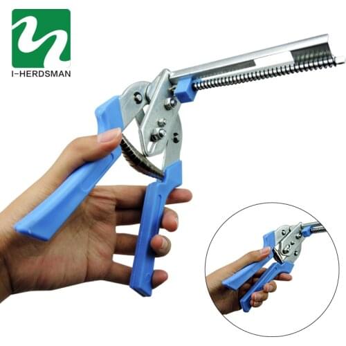 Cage fastening clamp Animal wire Cage installation pliers Clip Pliers repairing Chicken Rabbit Birds Quail Cage