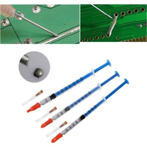 0.2ml/0.3ml/0.5ml Silver Conductive Glue Adhesive Paint For Electronics Circuit Board PCB Repair 50PB