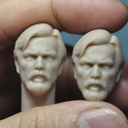 1/12 6 inch ml shf mafex Revenge of the Sith Obi-Wan Kenobi Real Human Head Sculpture White Film