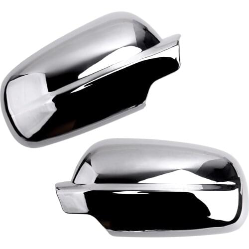 1Pair Chrome Style Side Mirror Cover Trim Fit For VW Jetta Bora Golf Polo MK4 Passat B5 1998-2004
