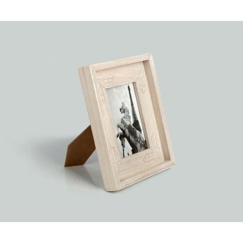 1PC 6 inch NEW arrival Photo Frame Free shipping Wooden Base Swing sets Hanging Wall Picture Album DIY JL 0956