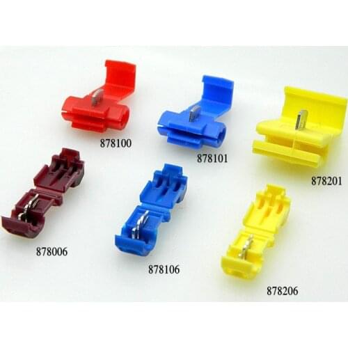 10/20Pcs Blue Red Yellow Snap-Lock ScotchLok Electrical Wire Cable Splice and Feed Connectors