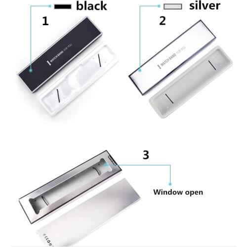 100pcs Simple Style Package Watchband Box for Apple Watch Bands 38mm 42mm 40mm 44mm for Iwatch Band university Retail Gift Box