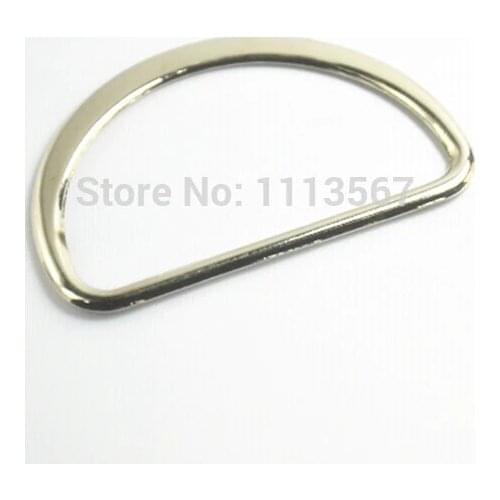 20piece Craft Silver Metal D Ring Hooks D Shaped Buckles Belt Buckle For Bags Clothes Belt Sewing Hooks Clips 57mm K128