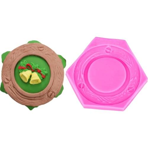 Frame shaped 3D Reverse sugar Molding fondant cake silicone mold for polymer clay molds chocolate candy decoration tools FT-1150