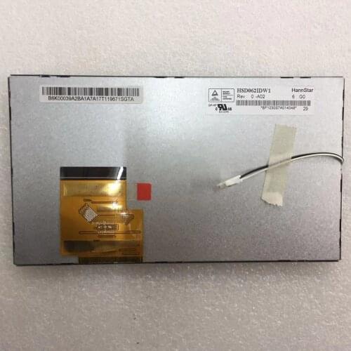 Free shipping 100% new original CLAA062LA01 CW 7300101385 6.2 inch car DVD Display screen