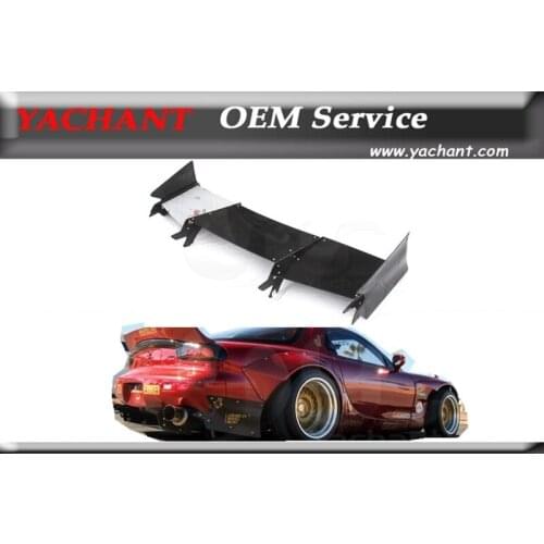 Fiber Glass FRP Bodykits Rear Diffuser 9pcs Fit For 1992-1997 RX7 FD3S RB V2 Style Wide Body Kit Rear Bumper Diffuser