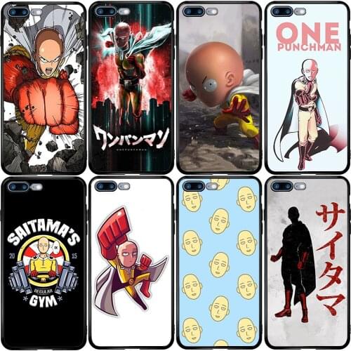 Cover Case for Xiaomi Redmi Note 6 7 9 8T 10T 9S 9A 8A A3 A2 A1 Pro Lite Black Shark Mix Max One Punch Man Saitama
