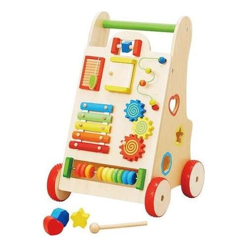 Walkers Activity Gear infants 's walker Wooden baby walker andador para bebe trotteur enfant marcheur jouet baby learning toys