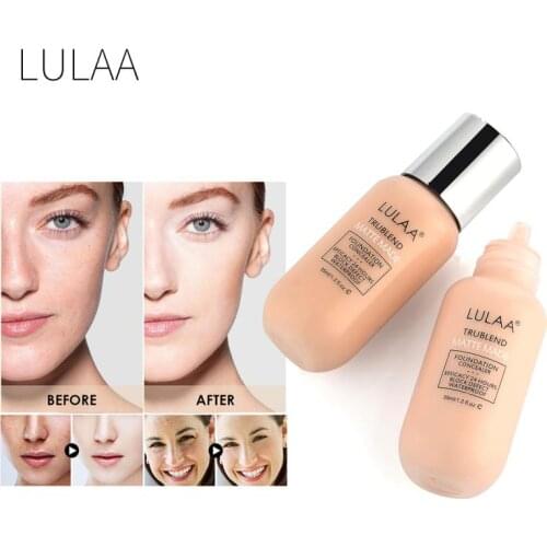 35ml Matte Liquid Foundation Base Makeup Oil Control Long Lasting Concealer Full Coverage Waterproof Contour Makeup TSLM2