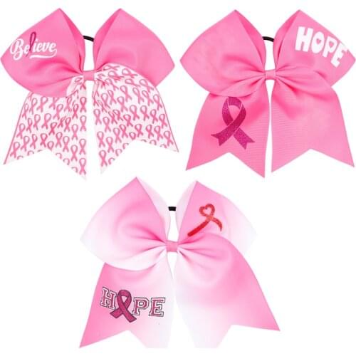 Cheer Bows Fashion Elastic Hair Band For Girls Letter Print Scrunchie Hair Ties Ponytail Hair Accessories cravates de cheveux