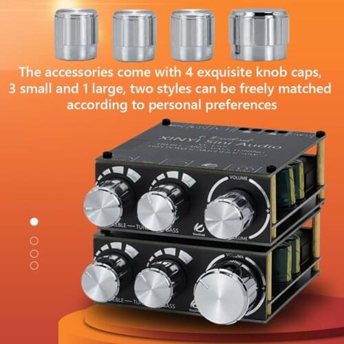 Amplifier Board Bass 2x50W HIFI 2.0 Digital Power Amplifier Board 3.5mm AUX Audio Stereo Amp for XY-T50L