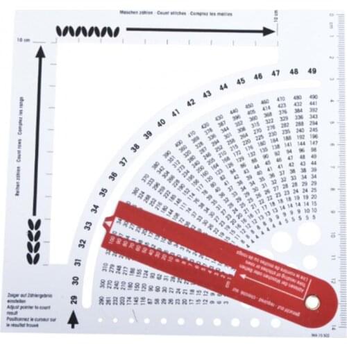 Knitting Gauge Converter Braiding Knitting Calculator Weaving Ruler Sewing Tools Accessory DIY Apparel Sewing Supplies