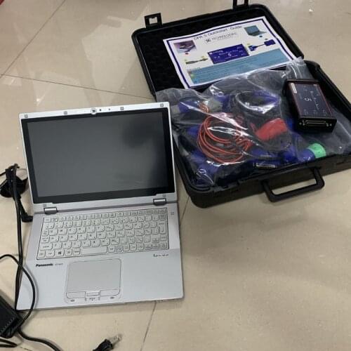 Professional Diesel Diagnostic DPA5 Heavy Duty Truck Scanner Dearborn Protocol Adapter 5 with CF-AX2 Laptop Software mini SSD