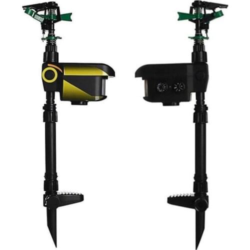 Solar Garden Sprinkler Outdoor Animal Repeller Scarecrow Animal Detergent Lawn Waterer Insect Repellent Tool Garden Sprinkler