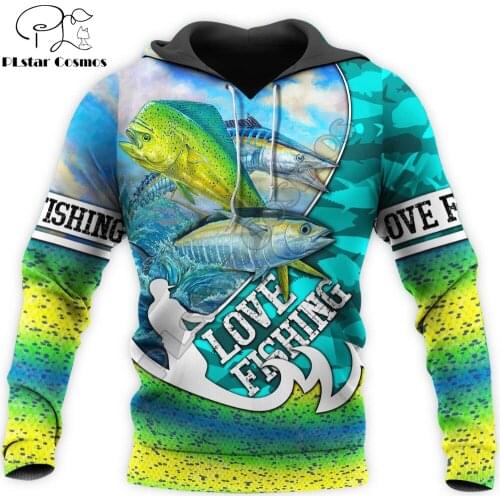 Animal Love Fishing 3D All Over Print Hoodie Men/Women Harajuku Fashion Animal hooded Sweatshirt Casual Jacket Pullover DW0325
