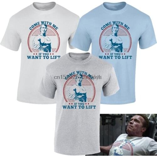 Arnold arnie workout movie Gym T-Shirt Training Come With Me If You Want Lift