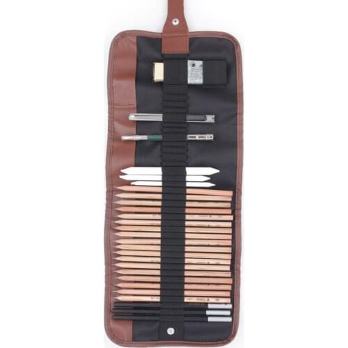 1 Set 18pcs Sketch Pencils Paper Art Pen Charcoal Extender Eraser Cutter Drawing Set Great Choice For Both Artists And Those