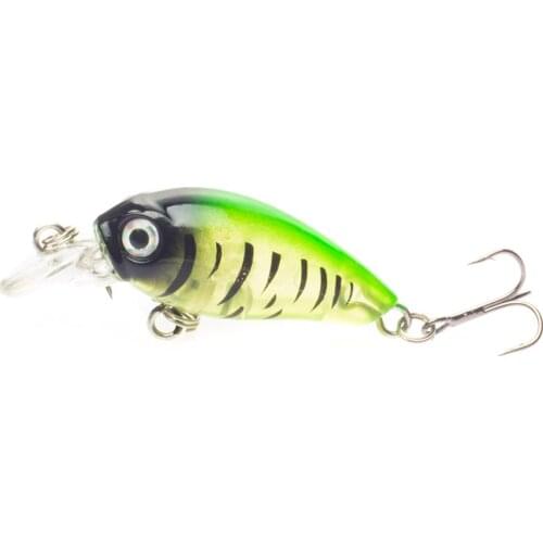 1 PCS Crankbait Plastic Wobbler Fishing Lure 4.5CM 4G Swimbait Pesca Isca Artificial Bait 8# Hooks Fishing Tackle