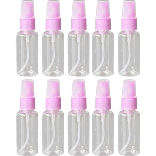 5/10Pcs Mini Essential oil Bottle Women Plastic 30ML Empty Cosmetic Containers Clear Perfume Spray Bottles