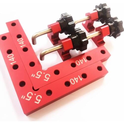 90 Degrees L-Shaped Auxiliary Fixture Splicing Board Positioning Panel Fixed Clip Carpenter Square Ruler Woodworking Tool